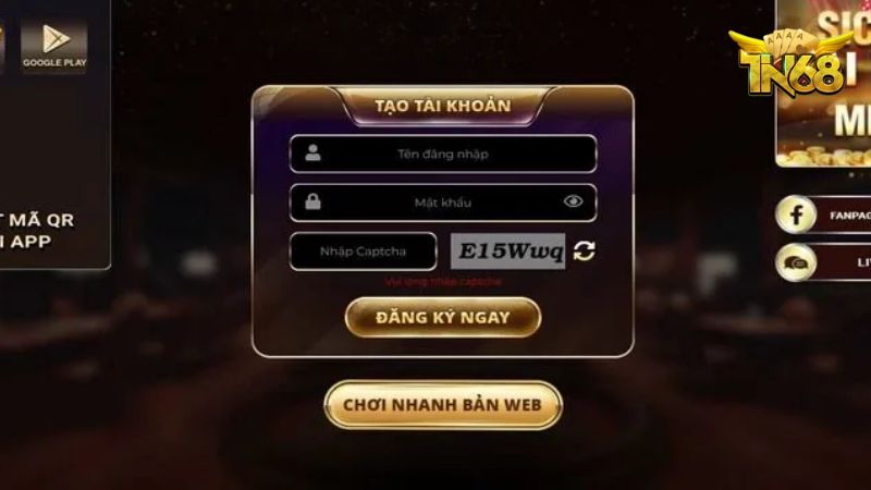 Điền thông tin vào biểu mẫu